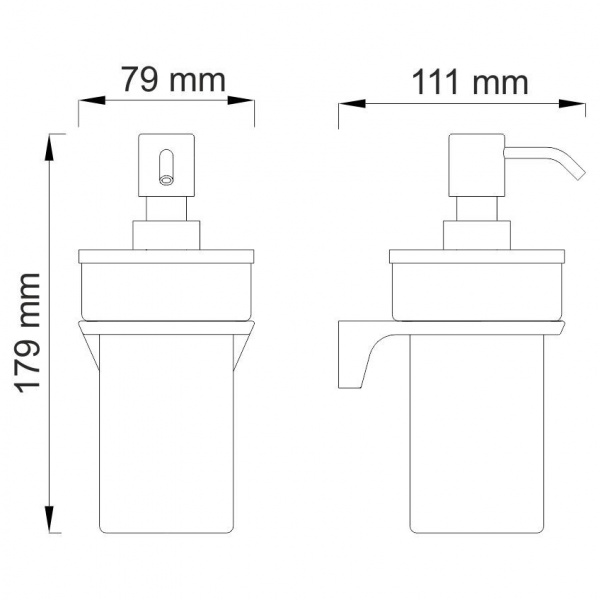 Дозатор WasserKRAFT Aisch K-5900, K-5999
