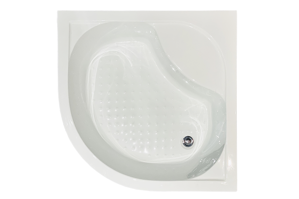 Душевая кабина Royal Bath 100х100х200, прозрачное стекло, белый профиль, RB 100BK-T