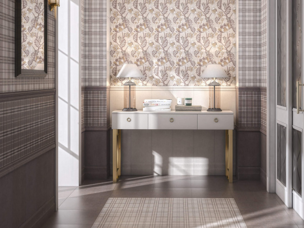Керамогранит Kerama Marazzi Трокадеро 40,2х40,2 клетка беж светлый SG159300N