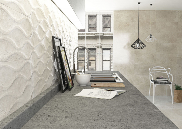 Керамическая плитка напольная CIFRE ceramica LUXE IVORY RG BRILLO 45X45