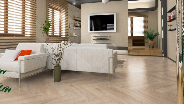 Ламинат Kronotex Herringbone Дуб Тулуз 665x133  мм, D3678