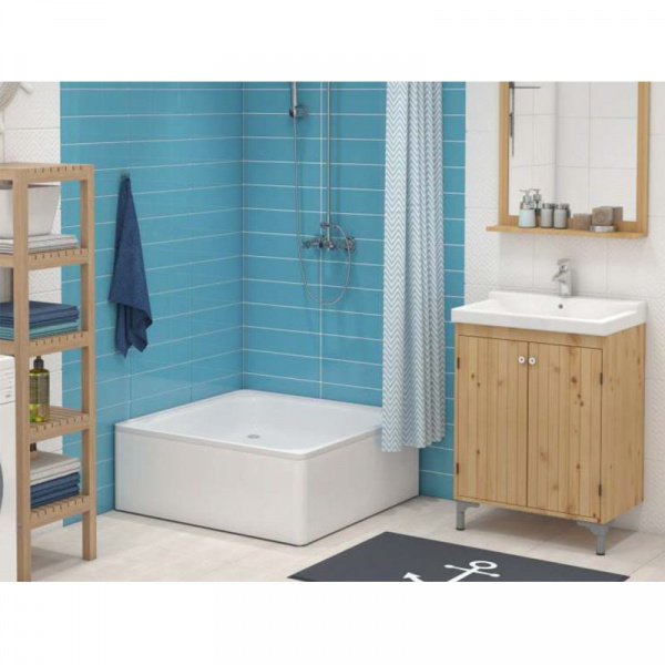 Поддон для душа стальной ВИЗ Antika 80x80х15 белый, АPS-80101