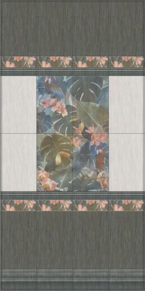 Декор Kerama Marazzi Пальмовый лес 25x40 HGD\A365\6000