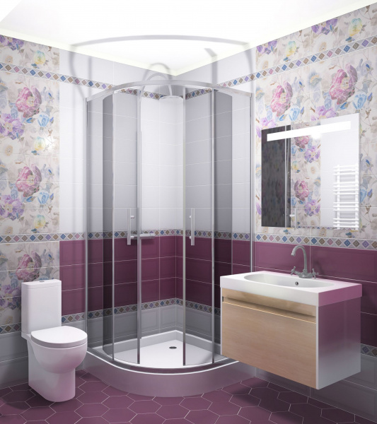 Плитка Kerama Marazzi Линьяно 20х23,1 бордо 23025