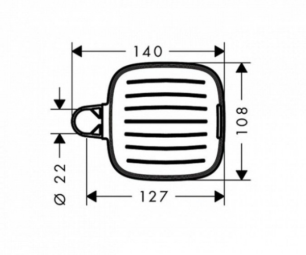 Мыльница Hansgrohe Casetta'E, 26519000