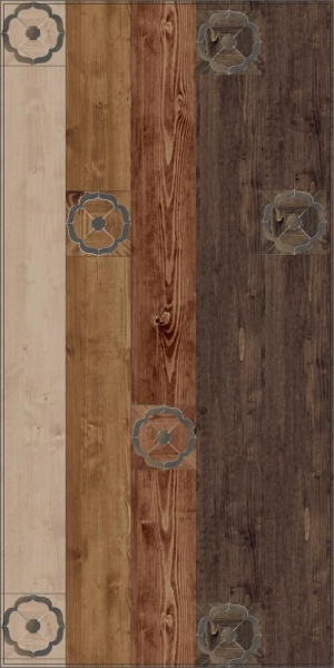 Керамогранит Kerama Marazzi 20*160 Гранд Вуд коричневый DD750200R
