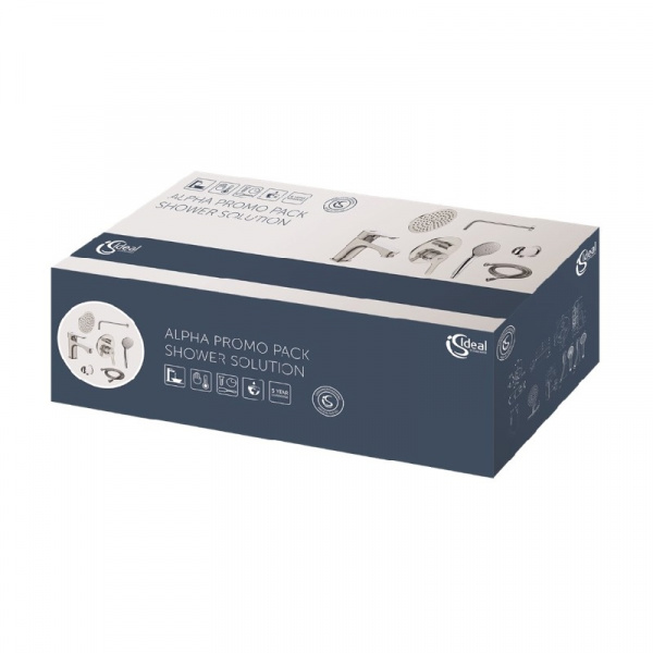 Промо комплект 7 в 1 Ideal Standart ALPHA (BC486AA + A7185AA + B9442AA + B9445AA + B940AA + B964952A