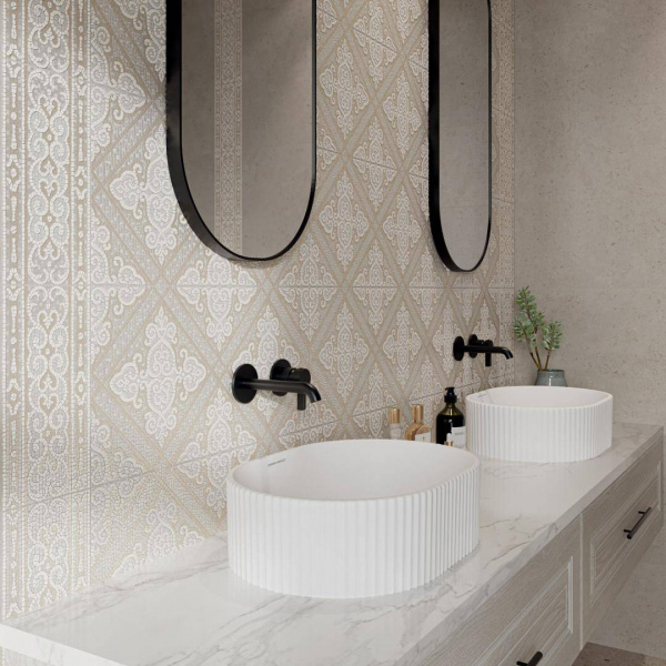 Бордюр Kerama Marazzi Карму бежевый мат 30х2,5, SPA050R