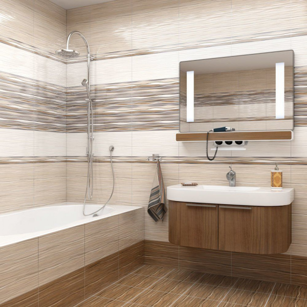 Бордюр Alma Ceramica Плессо / Plesso 67*500, BWU53PLS406