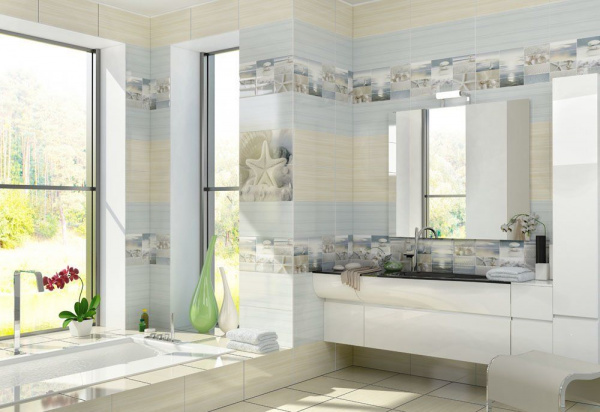 Панно Alma Ceramica из 2 плиток Релакс / Relax 498*500, PWU09RLX1