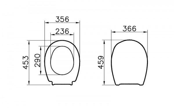 Сиденье для унитаза Vitra Universal  дюропласт, белый, 115-003-001