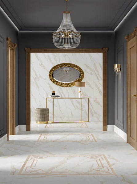 Керамическая плитка напольная Kerama Marazzi Милан Карелли беж светлый 60x60 SG642602R