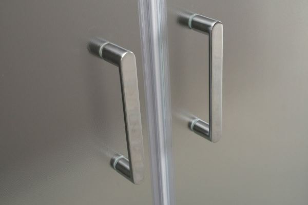 Душевая кабина BelBagno Unique (850-1000)x(850-1000)x1900, прозрачное стекло, хромированный профиль,