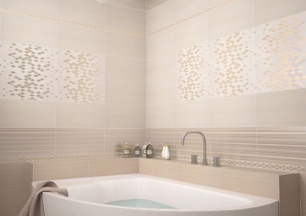 Керамическая плитка настенная AltaCera Лайнс кремовый / Lines Crema 249*500, WT9LNS01