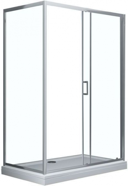 Душевая дверь Aquanet SD-1400A 140, прозрачное стекло