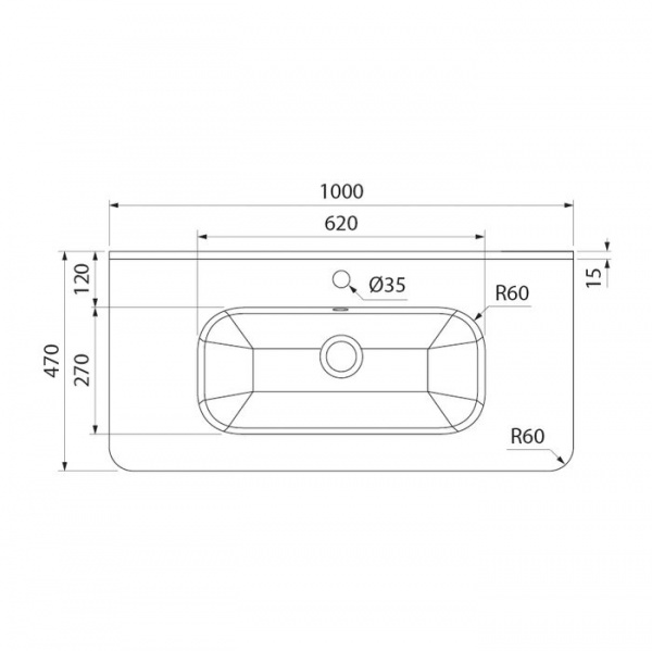 Тумба IDDIS Edifice 100, EDI10W1i95