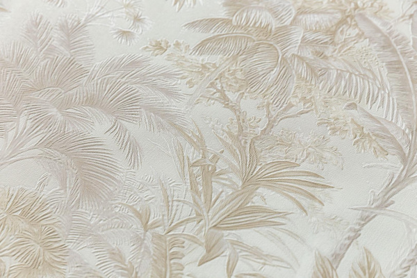 Обои виниловые Kerama Marazzi Оазис мотив, бежевый, белый, KM6202