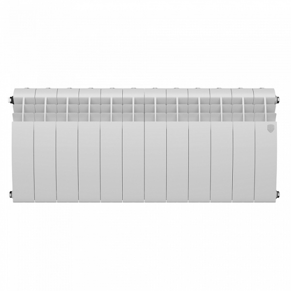 Радиатор биметаллический Royal Thermo BiLiner 350 /Bianco Traffico - 12 секций, белый, RTBBT35012