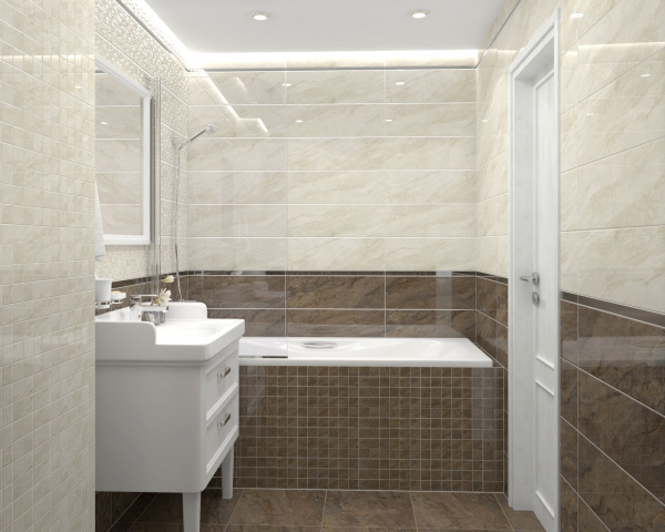 Декор Laparet Роял мозаичный коричневый MM60072 20х60