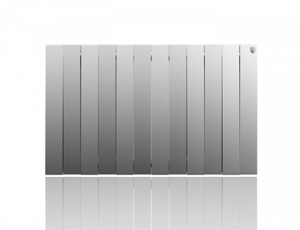 Радиатор биметаллический Royal Thermo PianoForte 500 new/Silver Satin - 12 секций, серебристый, RTPN