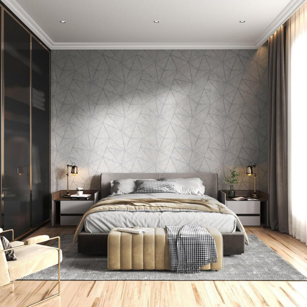 Обои виниловые Kerama Marazzi Кутюр мотив, бежевый, KM5604