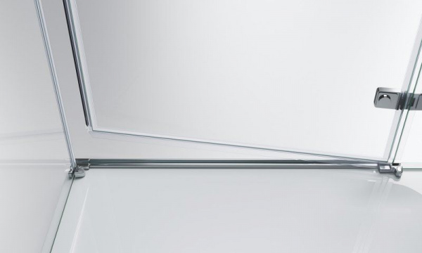 Душевая кабина BelBagno Kraft 120x80 прозрачное стекло, хром правый, KRAFT-AH-12-120/80-C-Cr-R