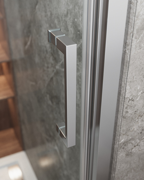 Душевая кабина Cezares 80*100 см, профиль хром, MOLVENO-AHF-31-100/80-C-CR-IV