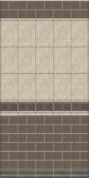 Карандаш Kerama Marazzi Эль-Реаль беж 20x2, PFE014