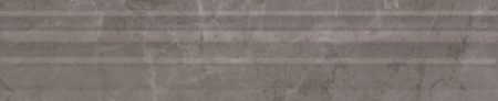 Бордюр Kerama Marazzi 25х5,5 Багет Гран Пале серый BLE008