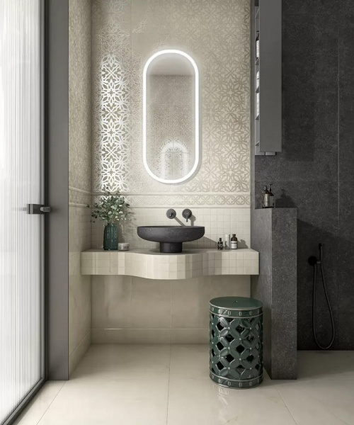 Керамогранит Kerama Marazzi Махкама бежевый светлый глянц 30x60x0,9, KM3060B0100R