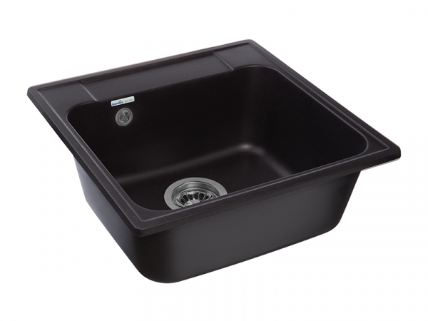 Кухонная мойка GranFest QUARZ 1-чаш. 480*480, GF-Z48 (Кухонная мойка GranFest QUARZ 1-чаш. 480*480, GF-Z48 черный)