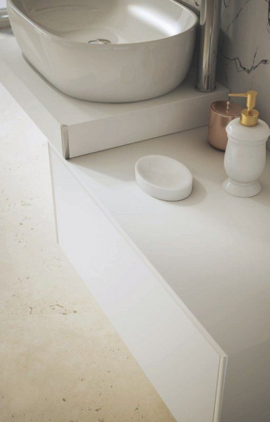 Консоль подвесная Cezares TAVOLONE 90x43x8, 41785 Bianco Opaco
