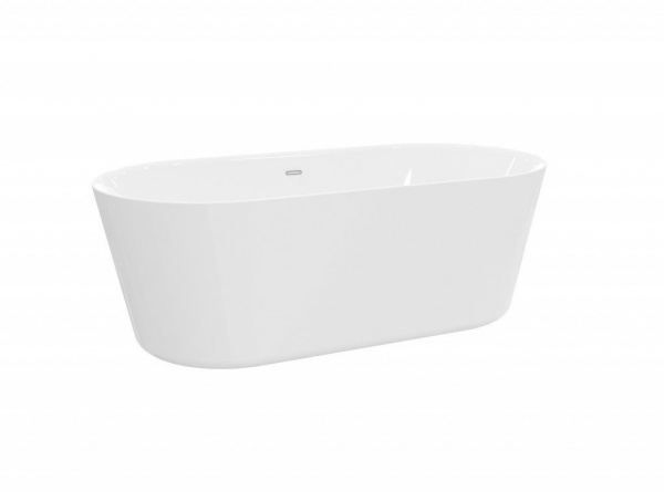 Ванна акриловая BelBagno 139.5*68 см, белая, BB306-1395