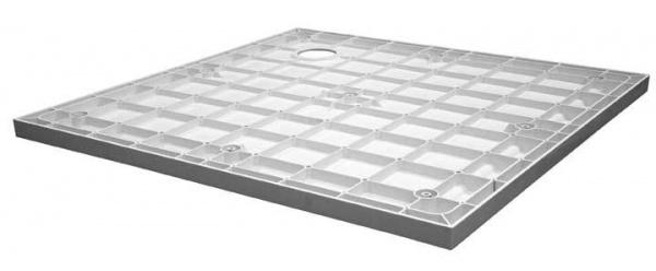 Поддон для душа Cezares из стеклокомпозита (SMC) прямоугольный 1000x900x35, TRAY-M-AH-100/90-35-W