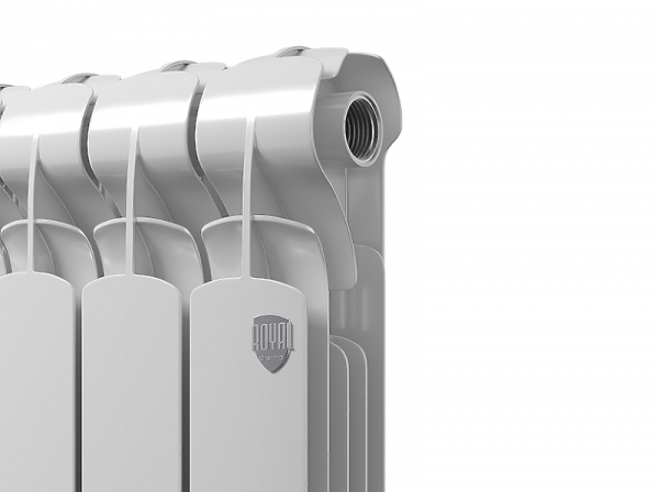 Радиатор биметаллический Royal Thermo Indigo Super+ 500 - 10 секций, белый, RTISN50010