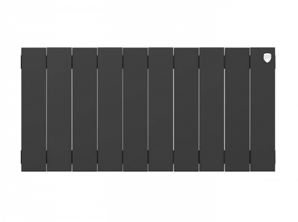 Радиатор биметаллический Royal Thermo PianoForte 300 /Noir Sable - 10 секций, черный графитовый, RTP