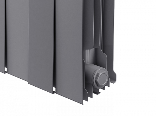 Радиатор биметаллический Royal Thermo PianoForte 300 /Silver Satin - 14 секций, серебристый, RTPSS30