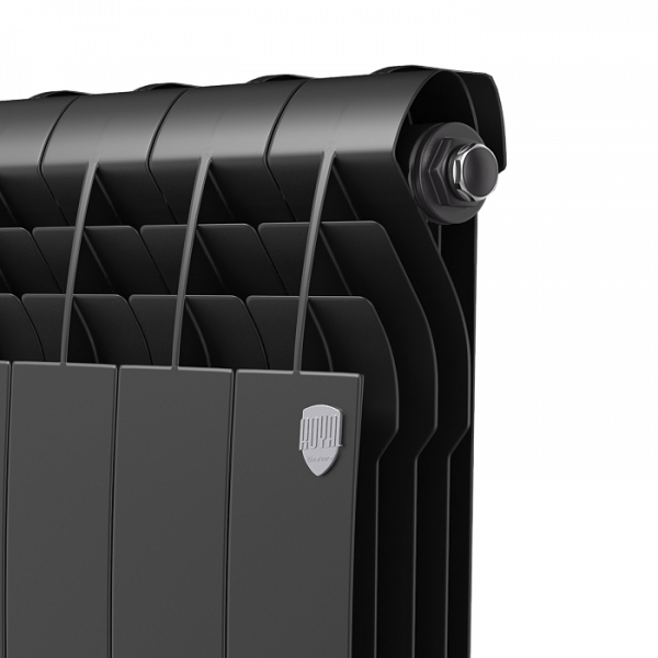 Радиатор биметаллический Royal Thermo BiLiner 350 /Noir Sable - 12 секций, черный графитовый, RTBNS3