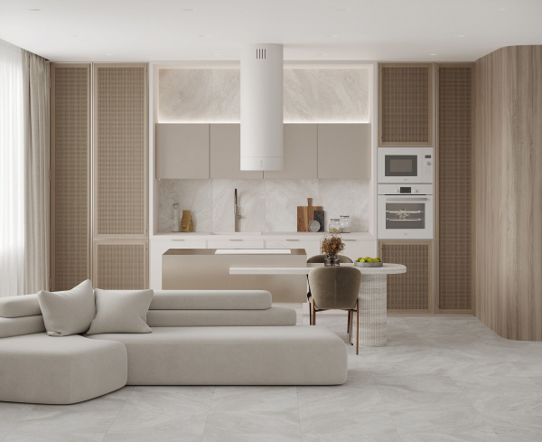 Керамогранит Laparet Титан Вайт 60x60 структурный, х9999286897