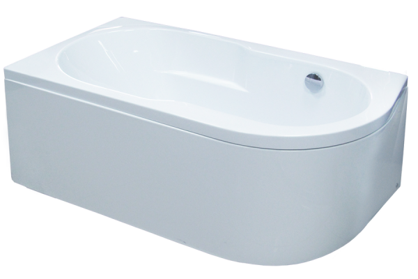 Ванна акриловая Royal Bath AZUR  140х80х60 см, белый, левая, RB614200L