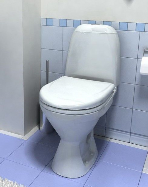 Унитаз-компакт Santek Римини, с крышкой дюропласт, 1.WH30.2.130