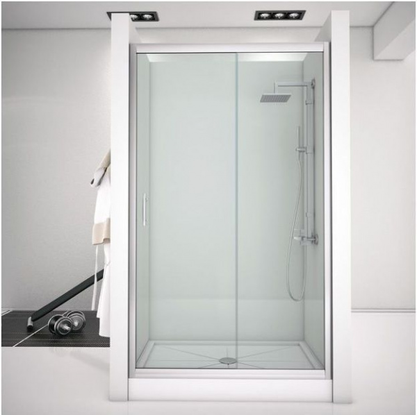 Душевая дверь Aquanet Alfa NAA6121 120, прозрачное стекло