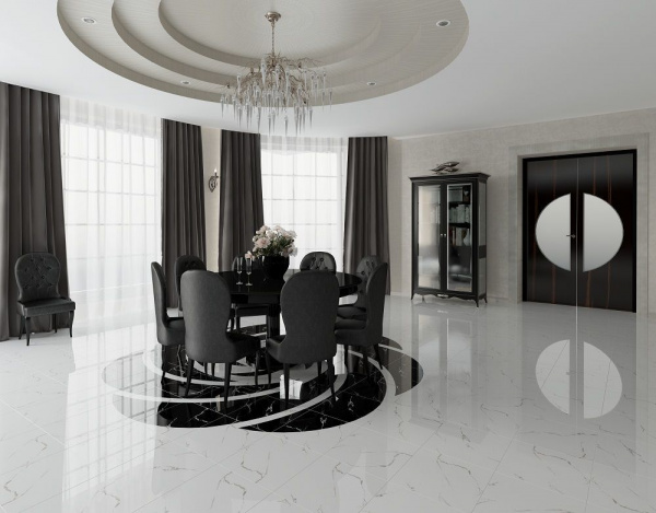 Мозаика Grasaro Classik Marble Glossy Black/Черный 272/m01 30х30 G-272/G/m01/30x30
