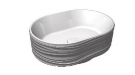 Раковина ARTBASIN Sabbia/АртБейзин Саббья 50 белый глянец, SA.wb.50\WHT