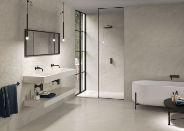 Керамическая плитка настенная CIFRE ceramica LOOK KLIFF WHITE 30X90