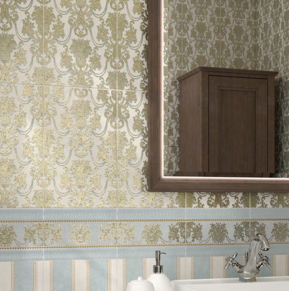 Бордюр Kerama Marazzi Милан Борромео беж светлый 25x4x11, BOA006