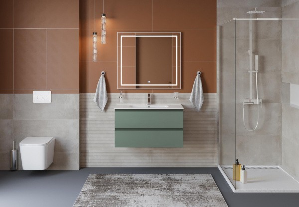Тумба под раковину BelBagno KRAFT-800-2C-SO-VO, еловый матовый