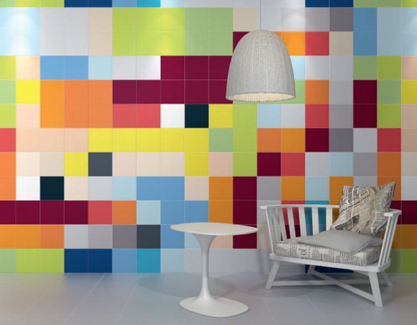 Плитка настенная Kerama Marazzi Калейдоскоп 20х20 зелёный тёмный 5278