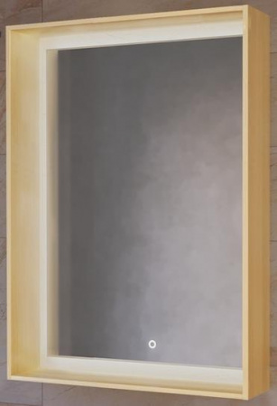 Зеркало Raval Frame 75 Дуб сонома с подсветкой (сенсор), Fra.02.75/DS