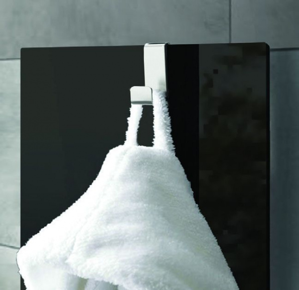 Электрический полотенцесушитель Lazzarini E-Mirrorr 700W черный прямой, 389300